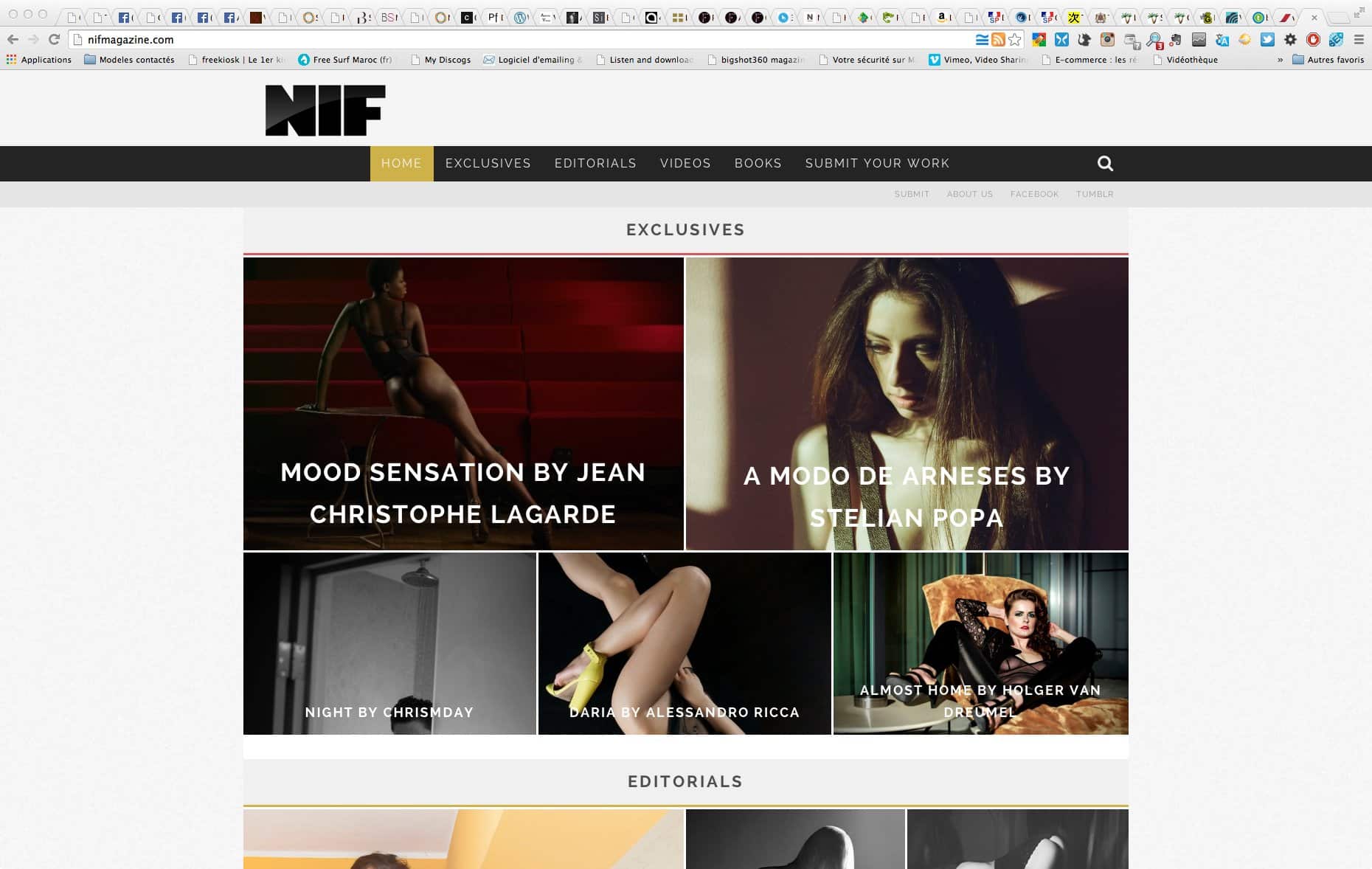 Nudité et mode avec le mannequin Symone belli