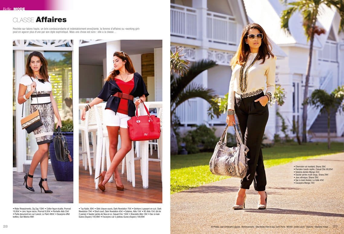 Edito Belle Magazine à la Réunion numéro 399 Jean Christophe Lagarde Photographe